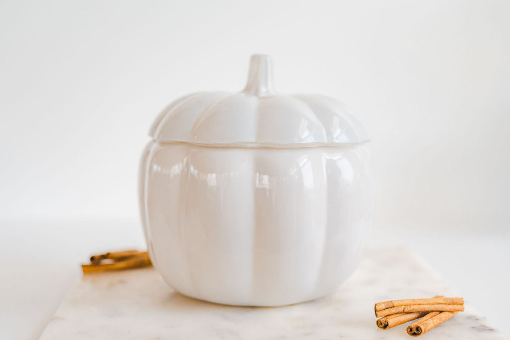 56oz Ceramic Pumpkin Candle