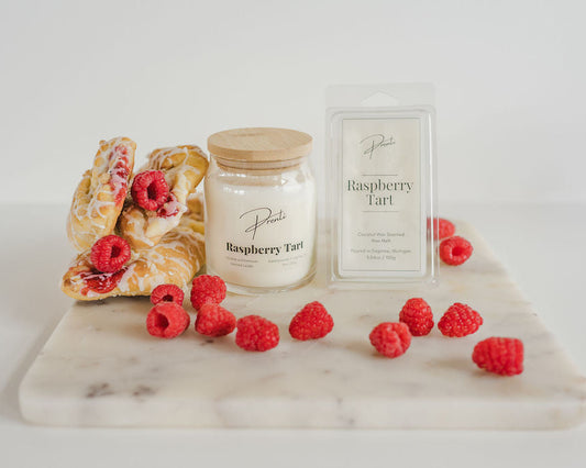 Raspberry Tart Candle