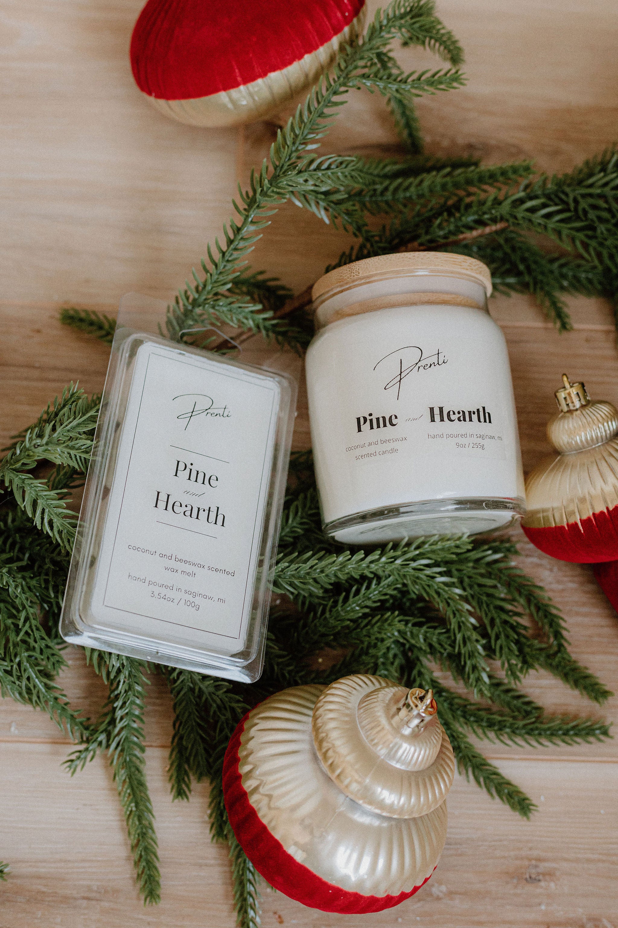 Pine and Hearth Candle