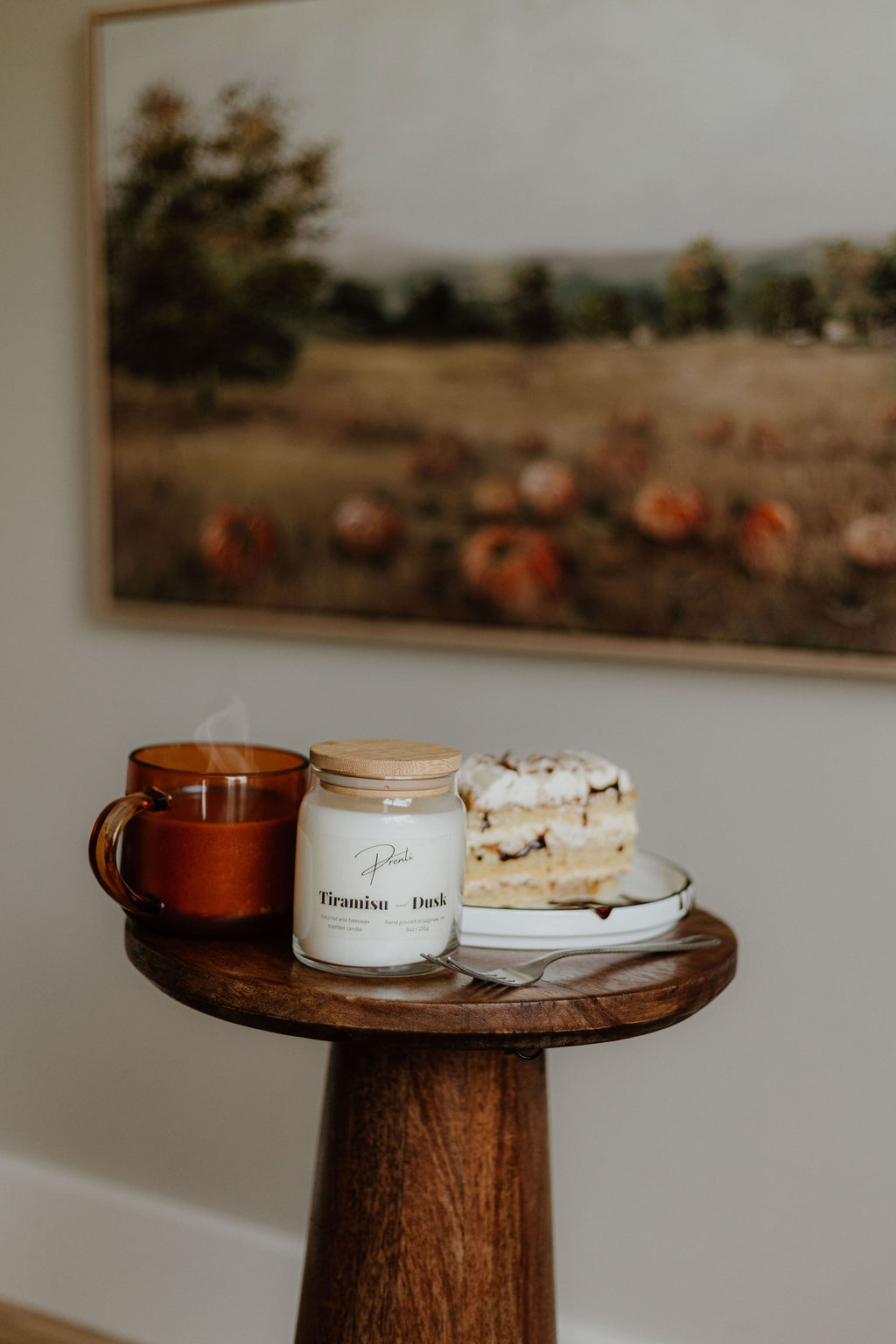 Tiramisu and Dusk Candle
