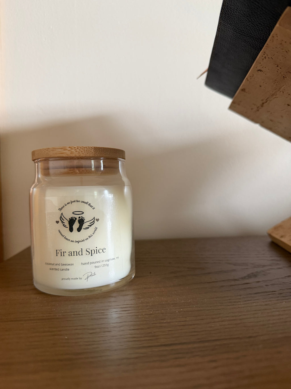 Tiny Footprint Fundraiser Candle