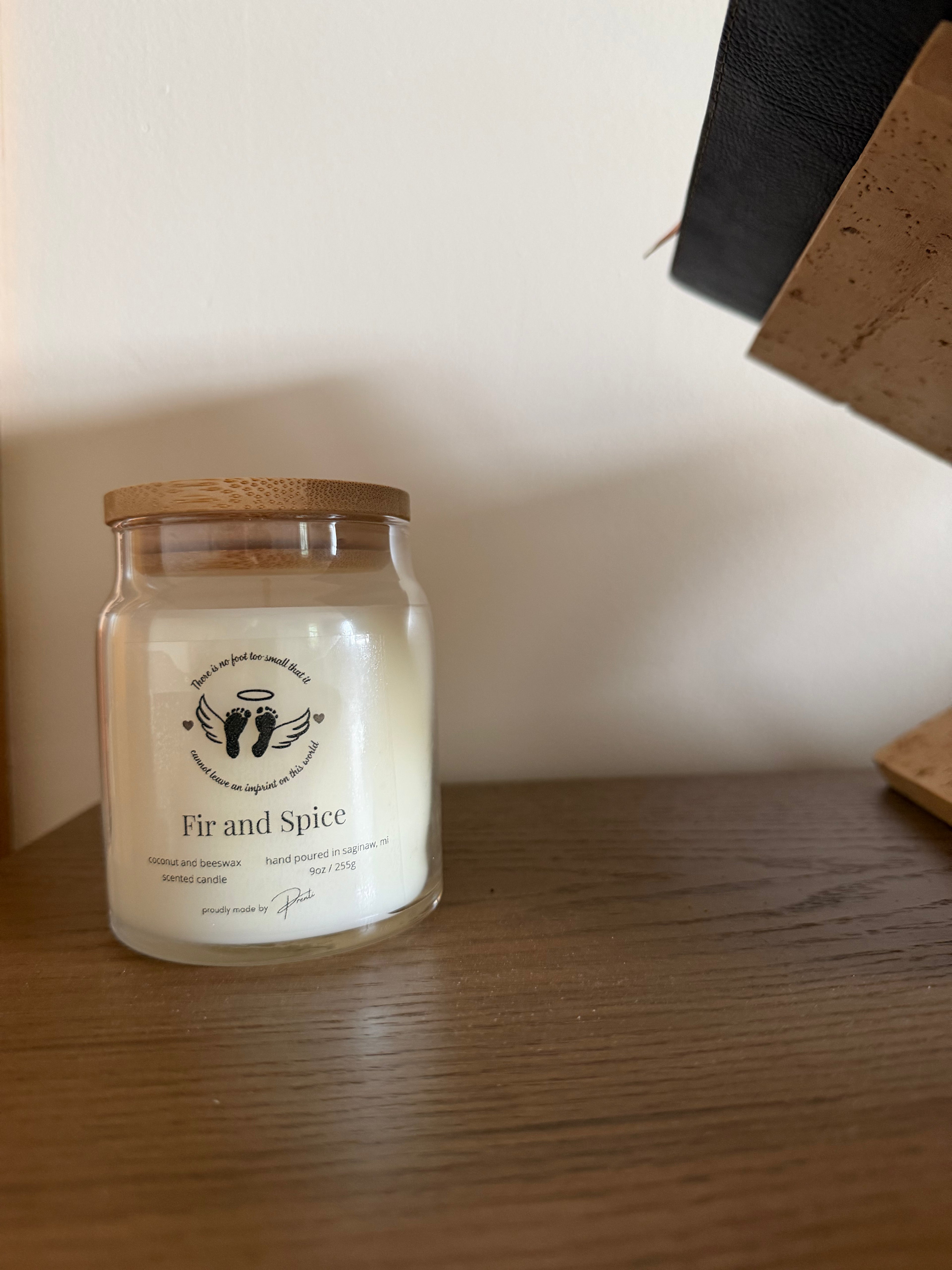 Tiny Footprint Fundraiser Candle