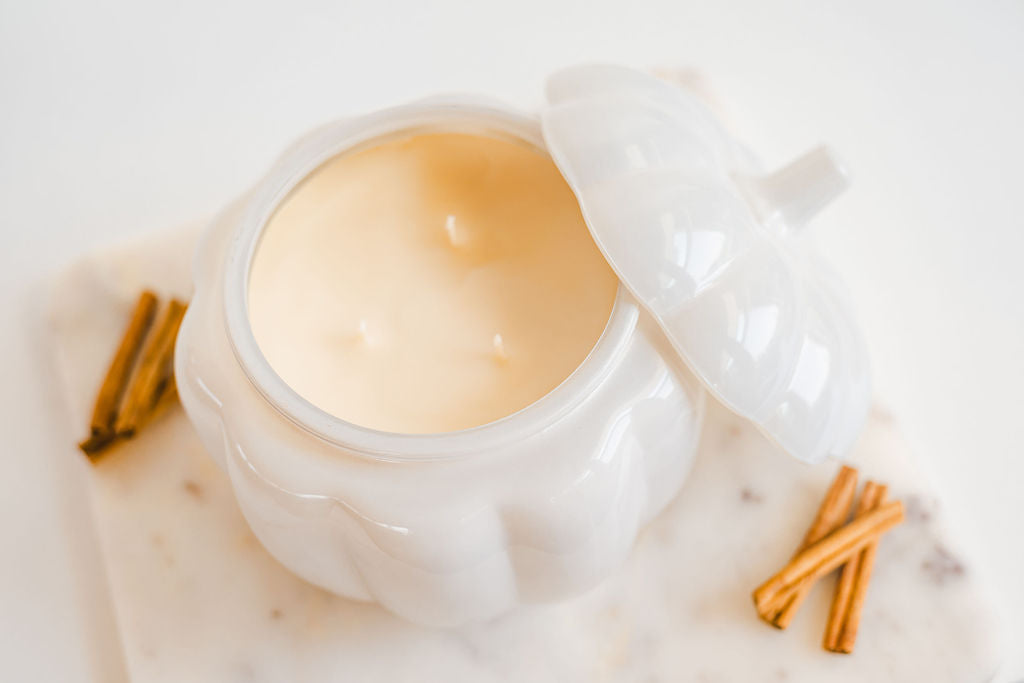 56oz Ceramic Pumpkin Candle