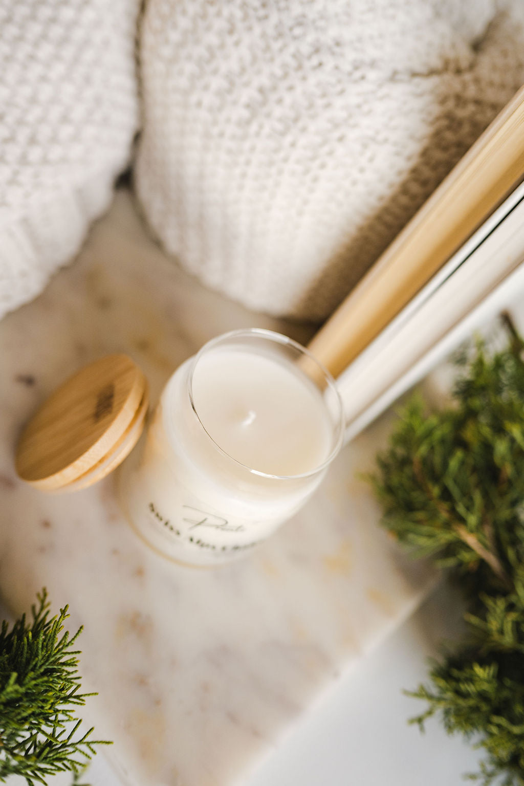 Swiss Alps Chalet Candle