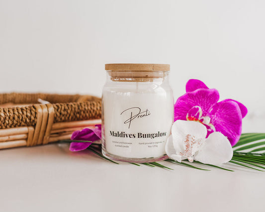 Maldives Bungalow Candle