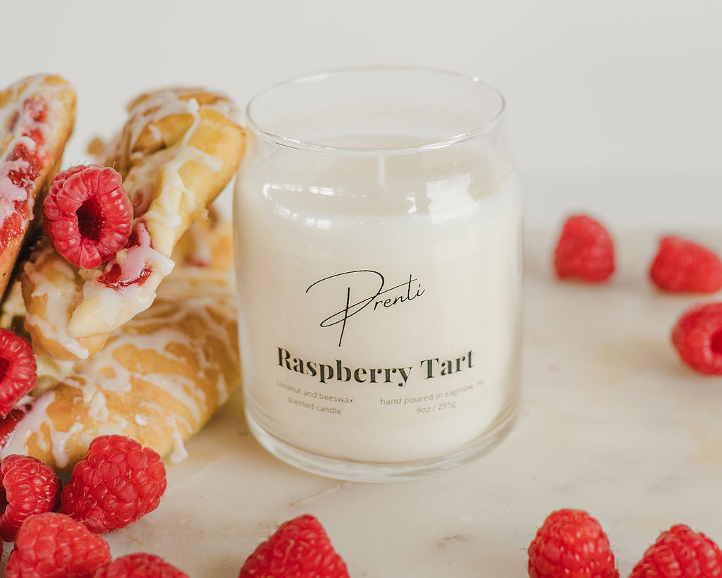Raspberry Tart Candle