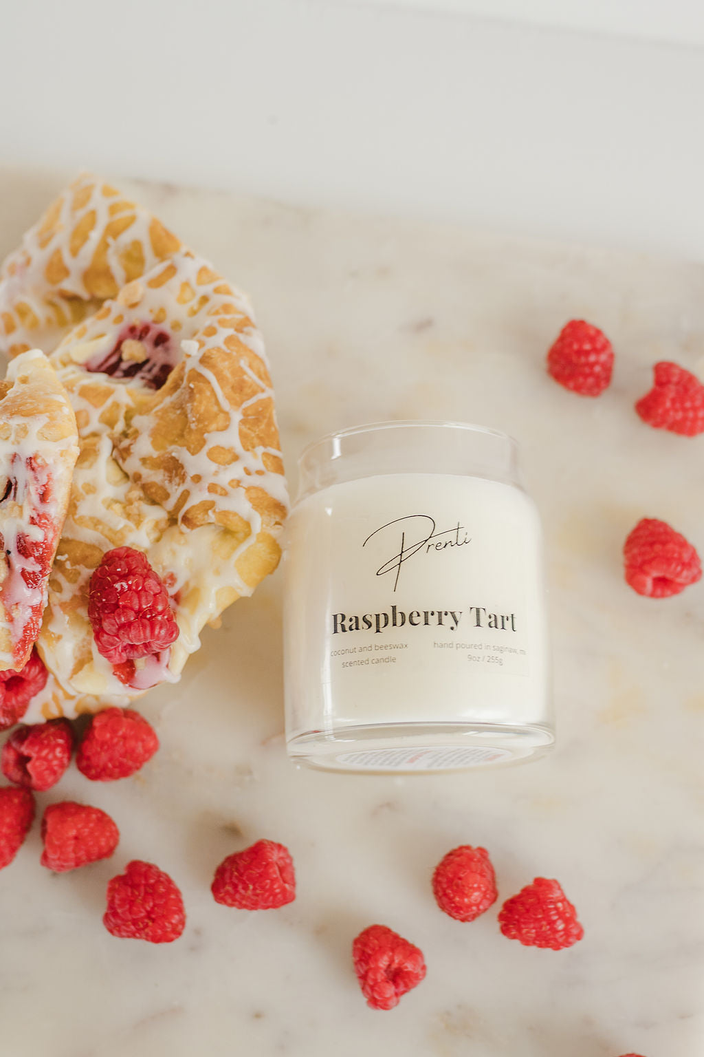 Raspberry Tart Candle