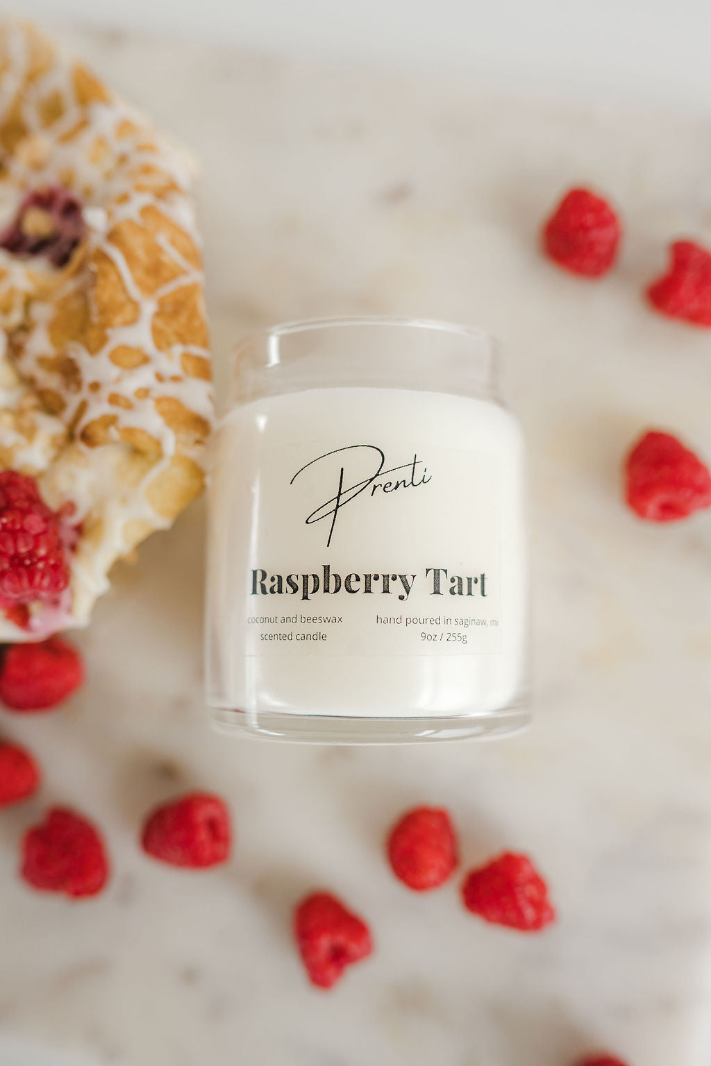 Raspberry Tart Candle
