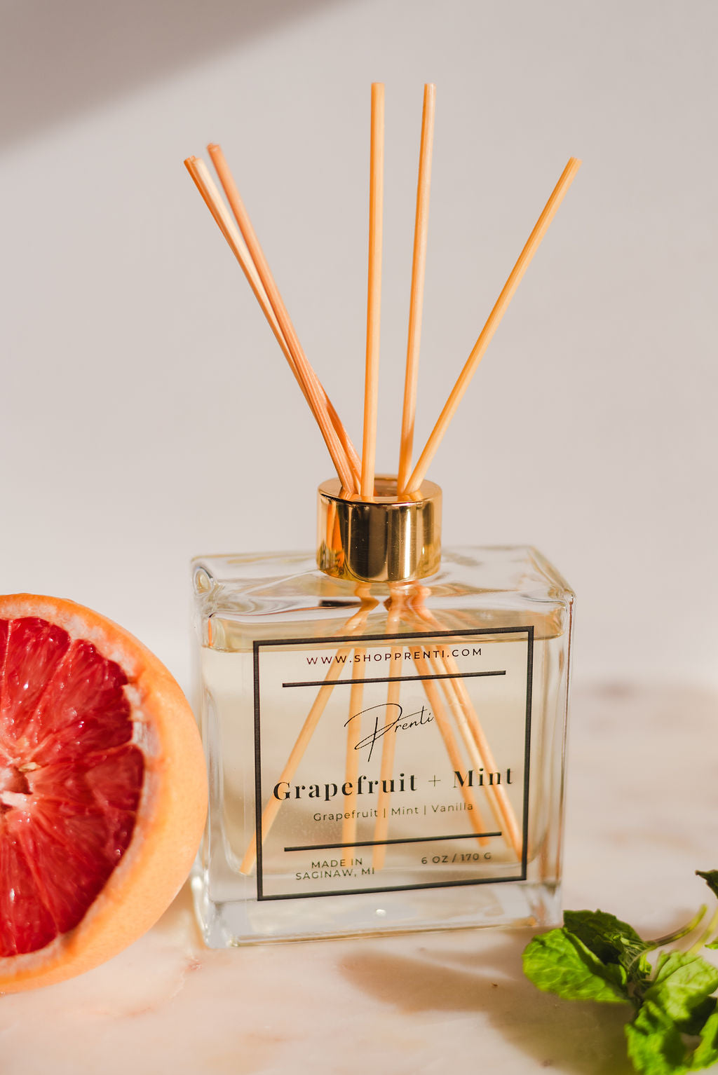 Grapefruit and Mint Reed Diffuser